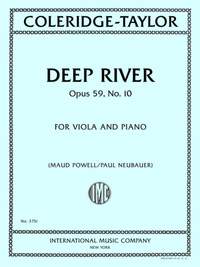 Samuel Coleridge-Taylor: Deep River, Op. 59, No. 10