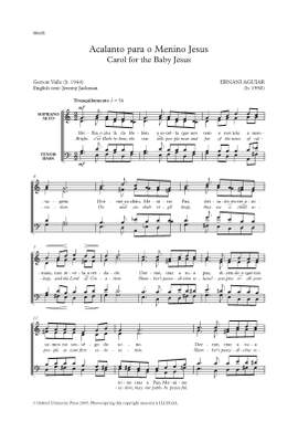 Aguiar, Ernani: Acalanto para o Menino Jesus (Carol for the Baby Jesus)