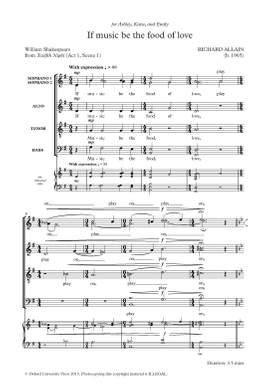 Allain, Richard: If music be the food of love