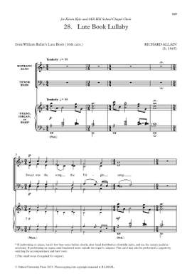 Allain, Richard: Lute Book Lullaby