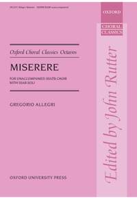 Allegri, Gregorio/Rutter, John: Miserere