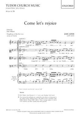 Amner, John/Milsom, John: Come let's rejoice