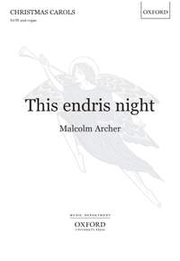 Archer, Malcolm: This endris night