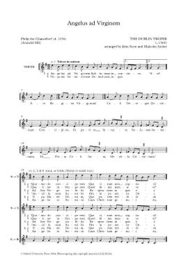 Archer, Malcolm and Scott, John: Angelus ad Virginem