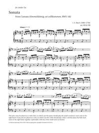 Bach, Johann Sebastian/Blackwell, Kathy & David: Sonata from Cantata BWV 182