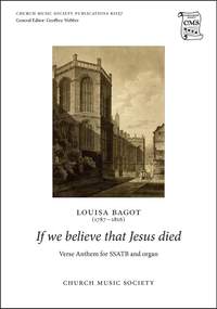 Bagot, Louisa and Webber, Geoffrey: If we believe that Jesus died