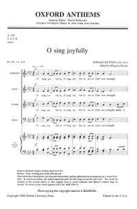 Batten, Adrian/Bevan, Maurice: O sing joyfully