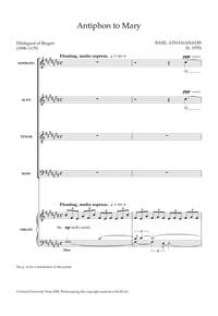 Athanasiadis, Basil: Antiphon to Mary