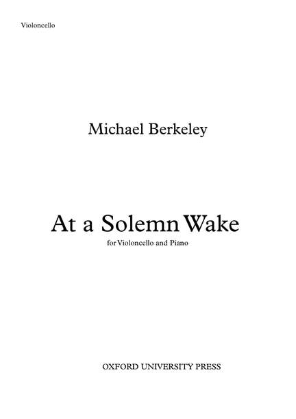 Berkeley, Michael: At a Solemn Wake