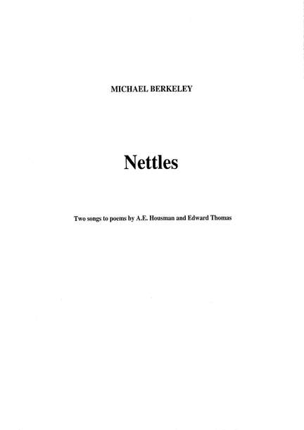 Berkeley, Michael: Nettles