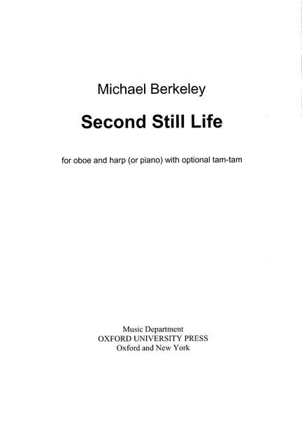 Berkeley, Michael: Second Still Life