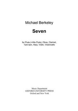 Berkeley, Michael: Seven