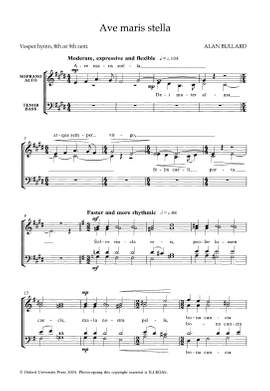 Bullard, Alan: Ave maris stella