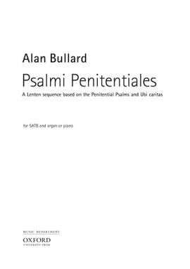 Bullard, Alan: Psalmi Penitentiales