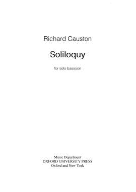 Causton, Richard: Soliloquy
