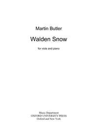 Butler, Martin: Walden Snow