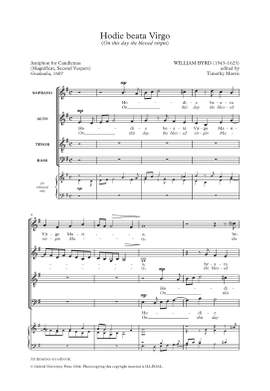 Byrd, William: Hodie beata Virgo