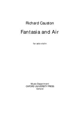 Causton, Richard: Fantasia and Air