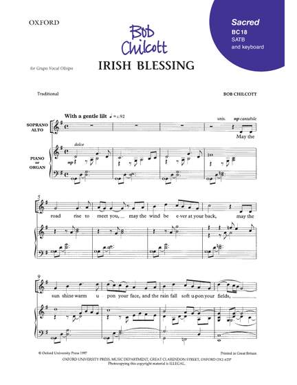 Chilcott, Bob: Irish Blessing