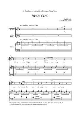 Chilcott, Bob: Sussex Carol