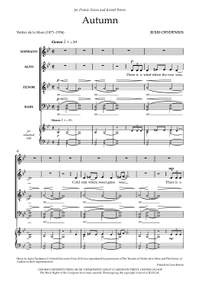 Chydenius, Jussi: Autumn