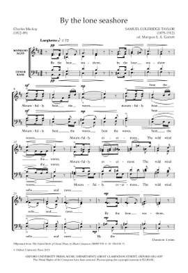 Coleridge-Taylor, Samuel: By the lone seashore