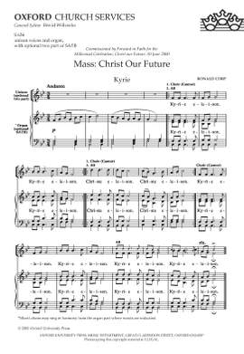 Corp, Ronald: Mass: Christ our future