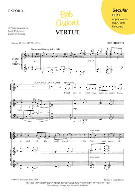 Chilcott, Bob: Vertue