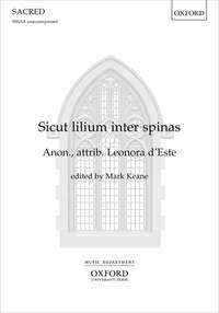 d'Este, Leonora: Sicut lilium