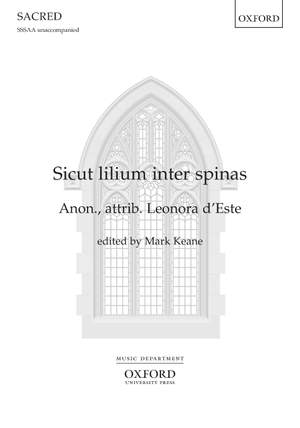 d'Este, Leonora: Sicut lilium