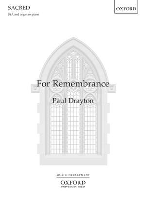 Drayton, Paul: For Remembrance