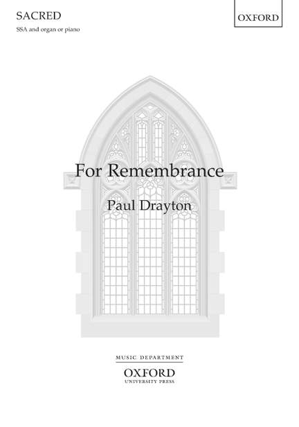 Drayton, Paul: For Remembrance