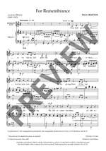 Drayton, Paul: For Remembrance Product Image