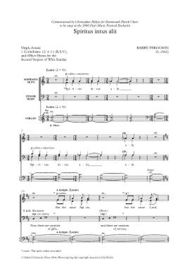 Ferguson, Barry: Spiritus intus alit