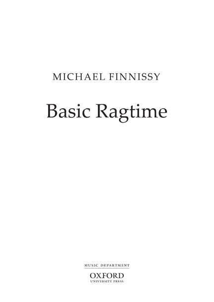 Finnissy, Michael: Basic Ragtime