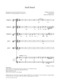 de Cristo, Pedro and Keane, Mark: Audi Israel