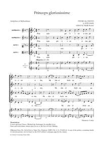 de Cristo, Pedro and Keane, Mark: Princeps gloriosissime