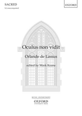 de Lassus, Orlande: Oculus non vidit