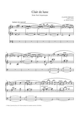 Debussy, Claude: Clair de lune from Suite bergamasque