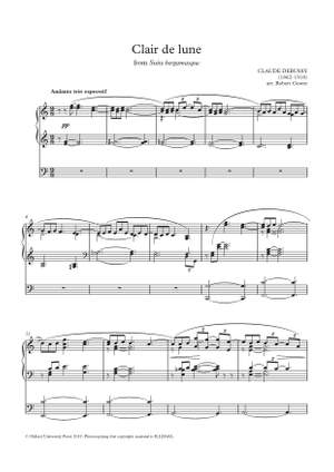 Debussy, Claude: Clair de lune from Suite bergamasque