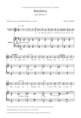 Gardner, John: Balulalow