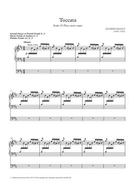 Gigout, Eugène: Toccata from 10 Pièces pour orgue