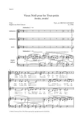 Gousset, Bruno: Vieux Noël pour les Tout-petits (Awake, awake!)