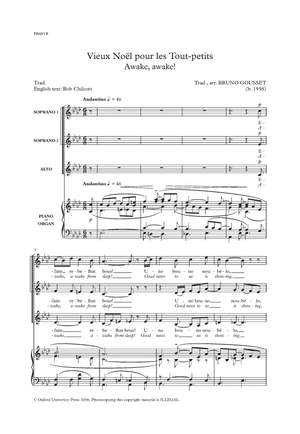Gousset, Bruno: Vieux Noël pour les Tout-petits (Awake, awake!)