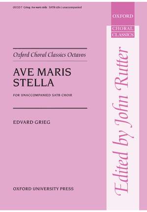Grieg, Edvard/Rutter, John: Ave maris stella