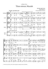 Gritton, Peter: Three-minute Messiah