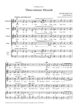 Gritton, Peter: Three-minute Messiah