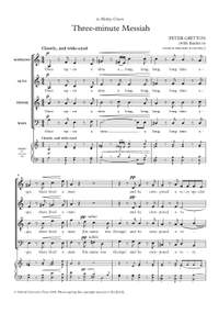 Gritton, Peter: Three-minute Messiah