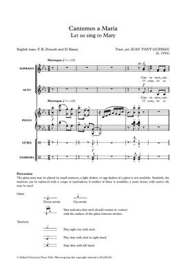 Guzmán, Juan Tony: Cantemos a María (Let us sing to Mary)