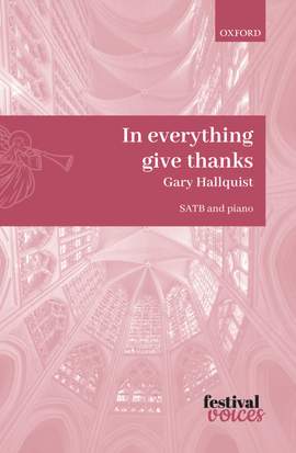 Hallquist, Gary: In everything give thanks